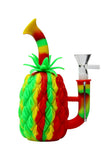 TX242| 7 inch Pineapple Silicone Rig