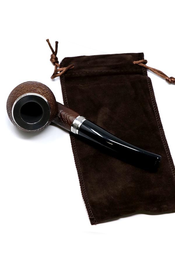 WD-1329 | 5.5 inch Sandblasted Dublin Tobacco Pipe