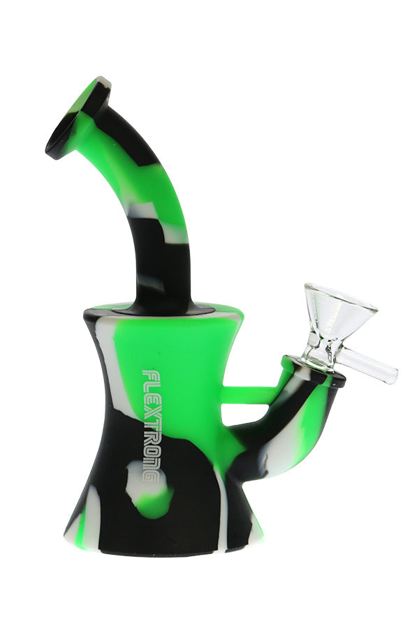 Silicone Pipe - 7 inch 2-Piece Slim Bubbler WP-8