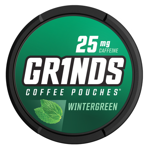 Wintergreen Coffee pouches 25mg GRINDS