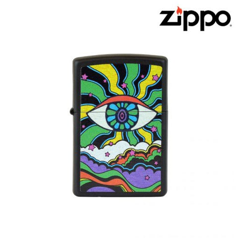 8950.4 ZIPPO LIGHTER – BLACK LIGHT EYE