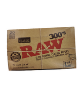 R AW C LASSIC N ATURAL U NREFINED 3 00 R OLLING P APERS 1  1 /4 S IZE, P ACK/300
