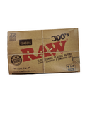 5491 RAW CLASSIC NATURAL UNREFINED 300 ROLLING PAPERS 1 1/4 SIZE, PACK/300, BOX/20