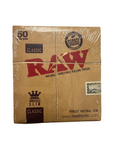 4185 RAW Classic Natural Unrefined Hemp Rolling papers KS Slim, Pack/32