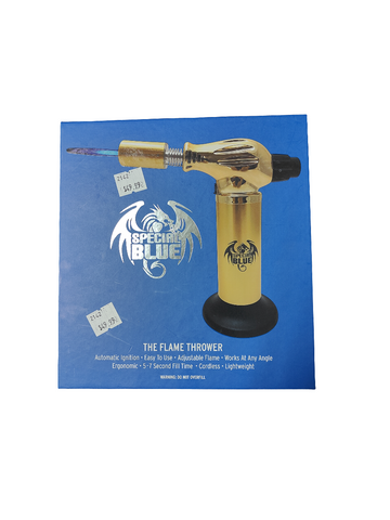 2142 Special blue The Flame Thrower torch Gold