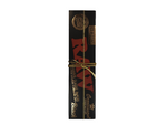 3725 RAW Black Natural Unrefined Artisan Connoisseur Rolling papers w/Tips king size, pack/32
