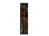 3725 RAW Black Natural Unrefined Artisan Connoisseur Rolling papers w/Tips king size, pack/32
