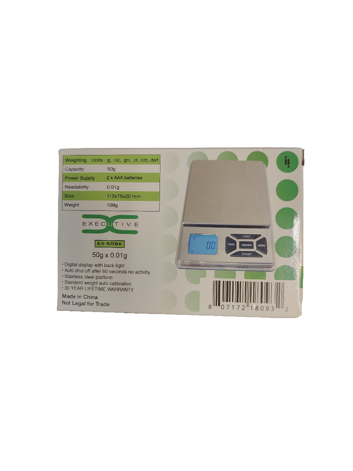 0 932 E X-50BK I nfyniti d igital s cale 5 0g X  0 .01g