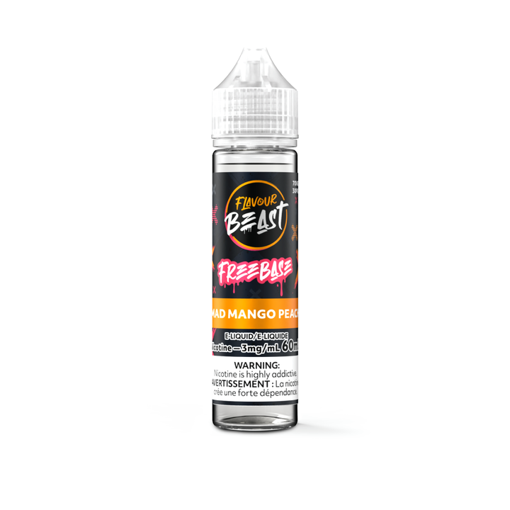 Mad Mango Peach Freebase Flavour Beast 3mg/60 ml e -liquid