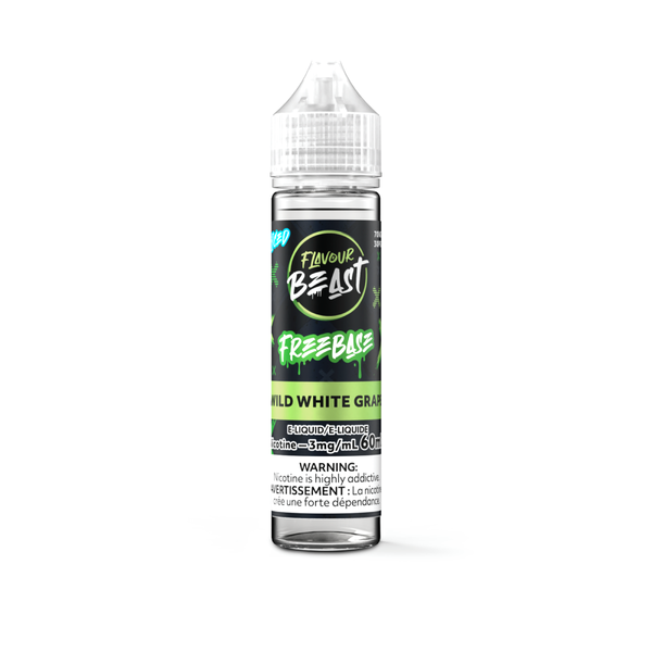 Wild white Grape Iced Freebase Flavour Beast 3mg 60 ml e -liquid