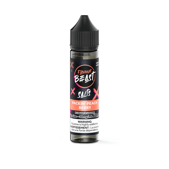 Packin Peach Berry 20mg/60ml Flavour Beast