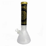 1919| TP-GP-Gp1919| 14" Frosted Water Pipe with Ice Catcher and Beaker Base