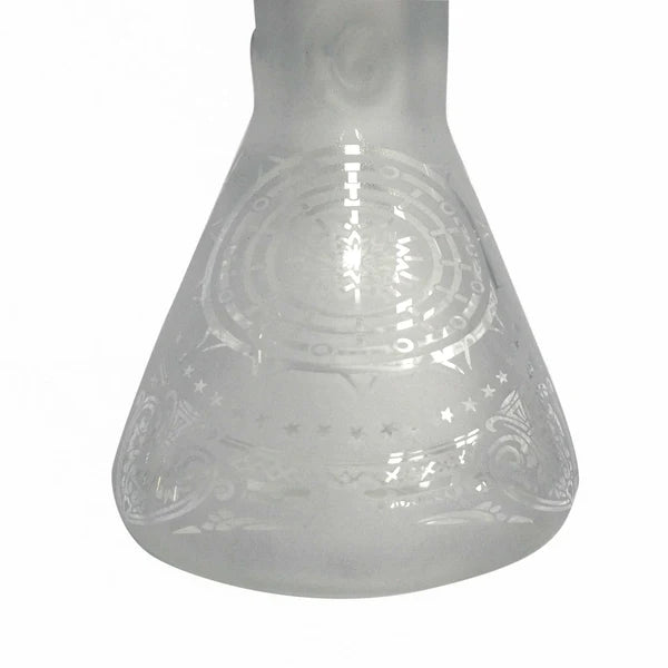 1919| TP-GP-Gp1919| 14" Frosted Water Pipe with Ice Catcher and Beaker Base