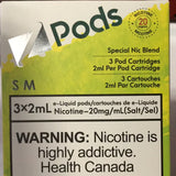 [S] Sour Mouth by Zpod 3/pk blend 20mg