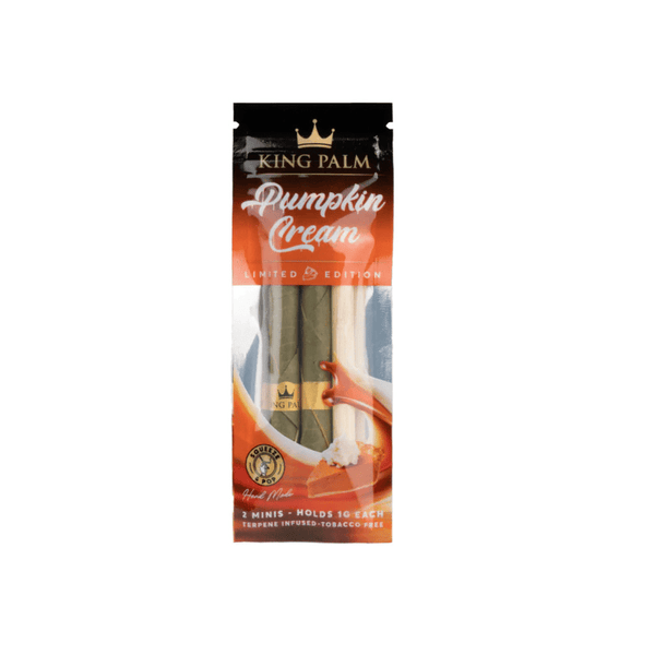 K ing P alm c ones -  P umpkin C ream-Mini - 2Pk