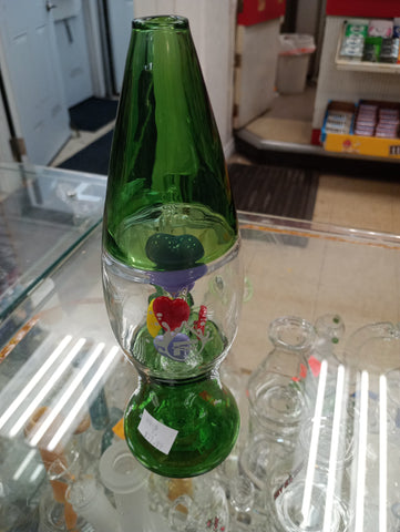 0005 Lava lamp bong with heart and percolator