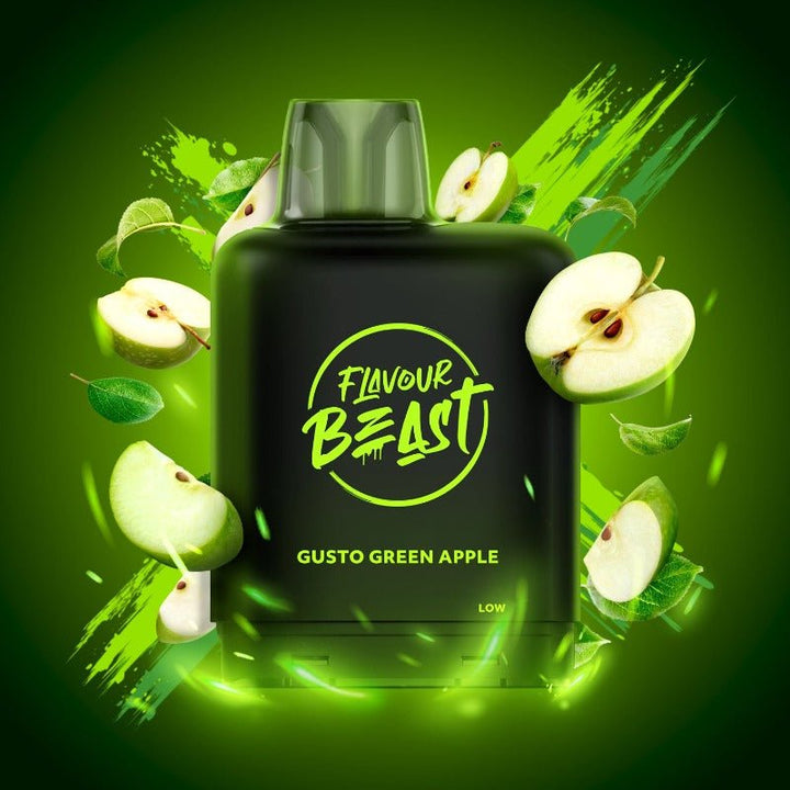 [S] Gusto Green Apple Level X Flavour Beast 50K G2 Ultra 20mg 20ml (Without Battery)
