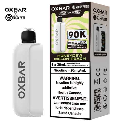 [S] Honeydew Melon Peach  oxbar Maglink pre-filled pods 90k 20mg 30mI