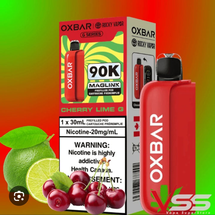 [S]  Cherry Lime G Oxbar Maglink pre-filled pods 90k 20mg 30mI