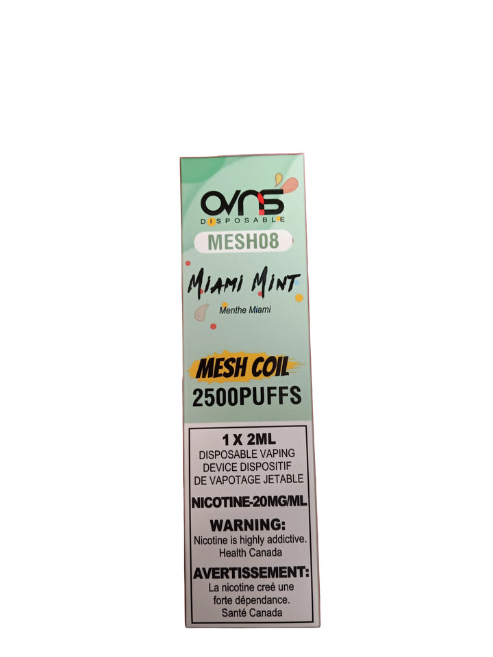 Miami Mint OVNS 2500kO 20mg 1 x 2ml