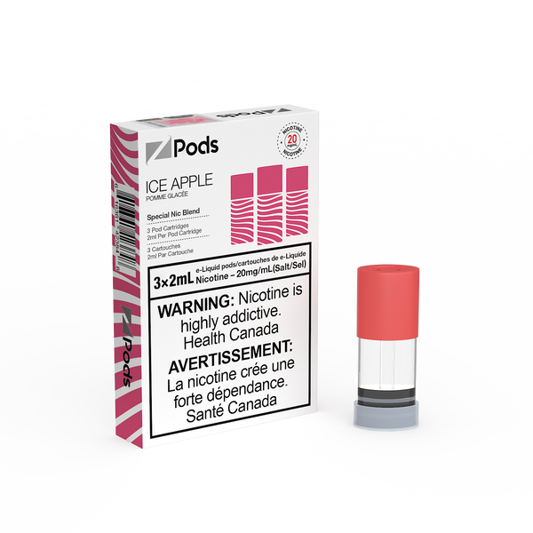 [S] Ice apple Zpod 20mg 3x2ml