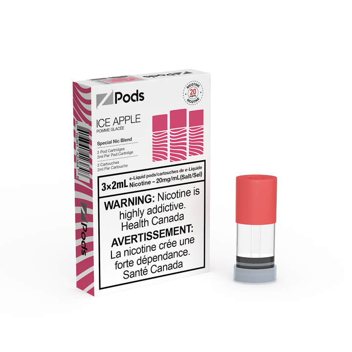 [S] Ice apple Zpod 20mg 3x2ml