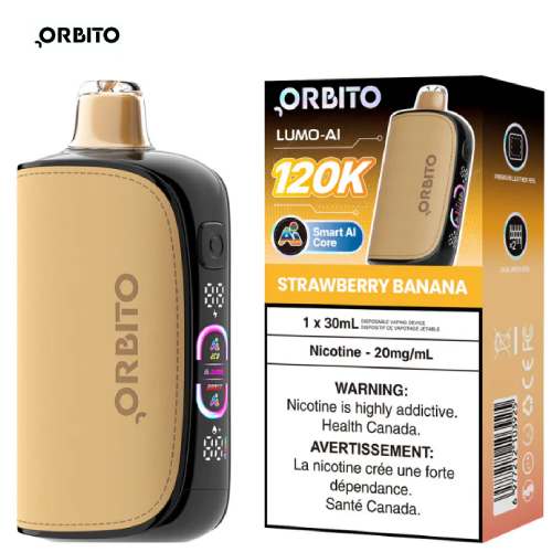 (S) Strawberry Banana 120k Orbito Lumo AI 20mg 30mI