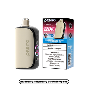 [S] Blueberry Raspberry Strawberry Ice 120k Orbito Lumo AI 20mg 30mI