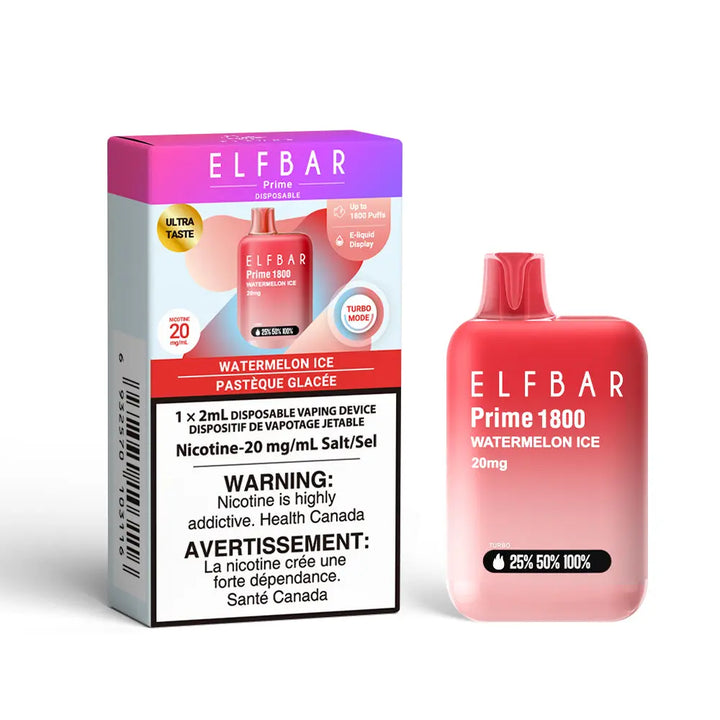 [S] Watermelon Ice Elfbar Prime 1.8K 20mg 1x2ml