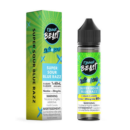 Super sour blue razz 20mg/60ml F lavour B east