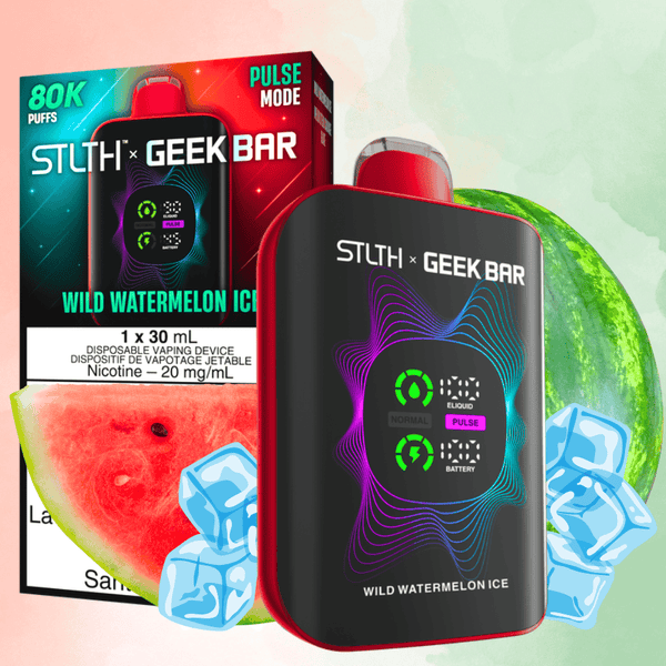 [S] Wild Watermelon Ice STLTH x Geekbar 80K 20mg 30ml