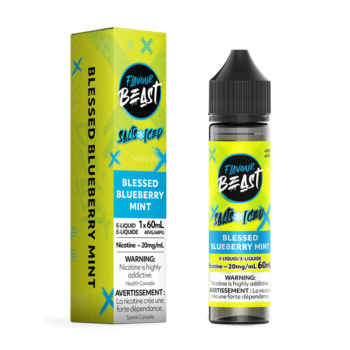 Blessed blueberry mint 2 0mg/60ml F lavour B east