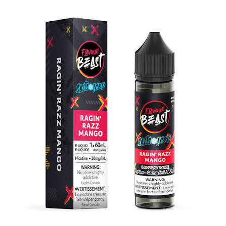 Ragin razz mango iced 2 0mg/60ml F lavour B east