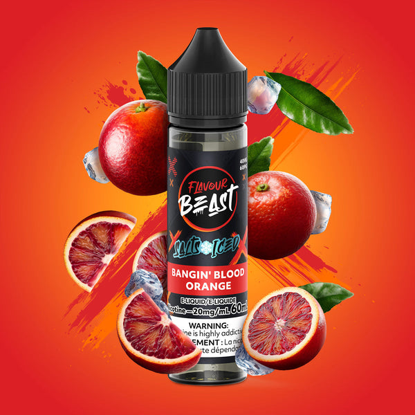 Bangin blood Orange (iced) 2 0mg/60ml F lavour B east