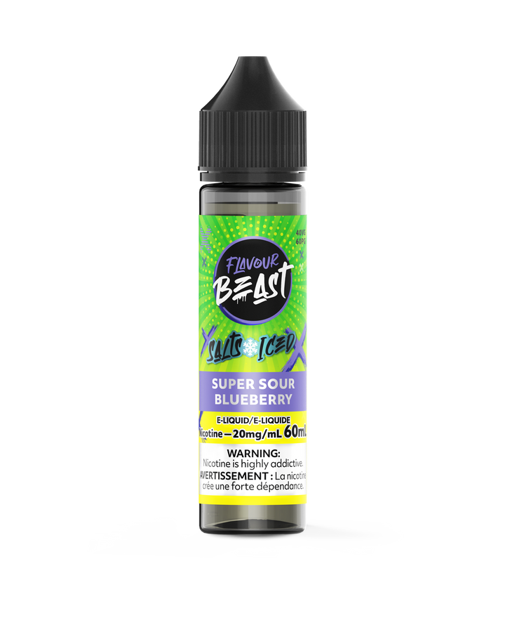 [S] Super Sour Blueberry Flavour Beast 20mg 60ml E-Liquid