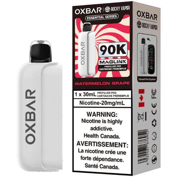 (O) Watermelon Grape Oxbar Maglink pre-filled pods 90kO 20mg 30mI