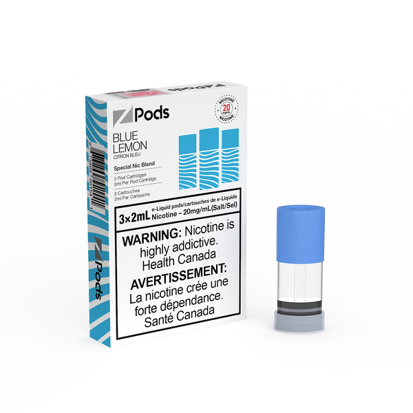 [S] Blue lemon Zpod 20mg 3x2ml