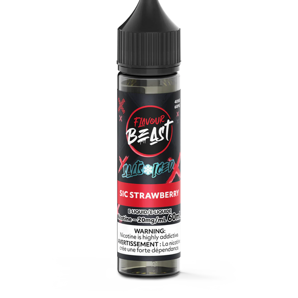 Sic strawberry iced 2 0mg/60ml F lavour B east