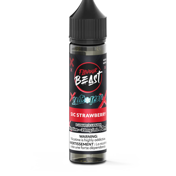Sic strawberry iced 2 0mg/60ml F lavour B east