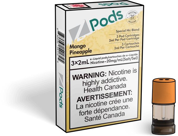 [S] Mango pineapple Zpod 20mg 3x2ml