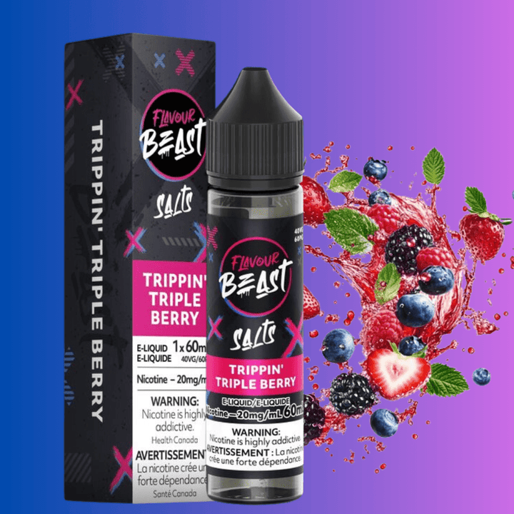 [S] Trippin' Triple Berry Flavour Beast 20mg 60ml E-Liquid