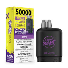 [S] Grape Gushin  Level X Flavour Beast 50K G2 Ultra 20mg 20ml (Without Battery)