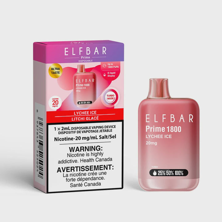 [S] Lychee Ice Elfbar Prime 1.8K 20mg 1x2ml