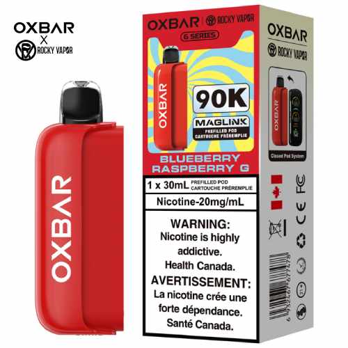 [S] Blueberry Raspberry G  Oxbar Maglink pre-filled pods 90k 20mg 30mI