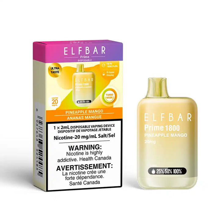 [S] Pineapple Mango Elfbar Prime 1.8K 20mg 1x2ml