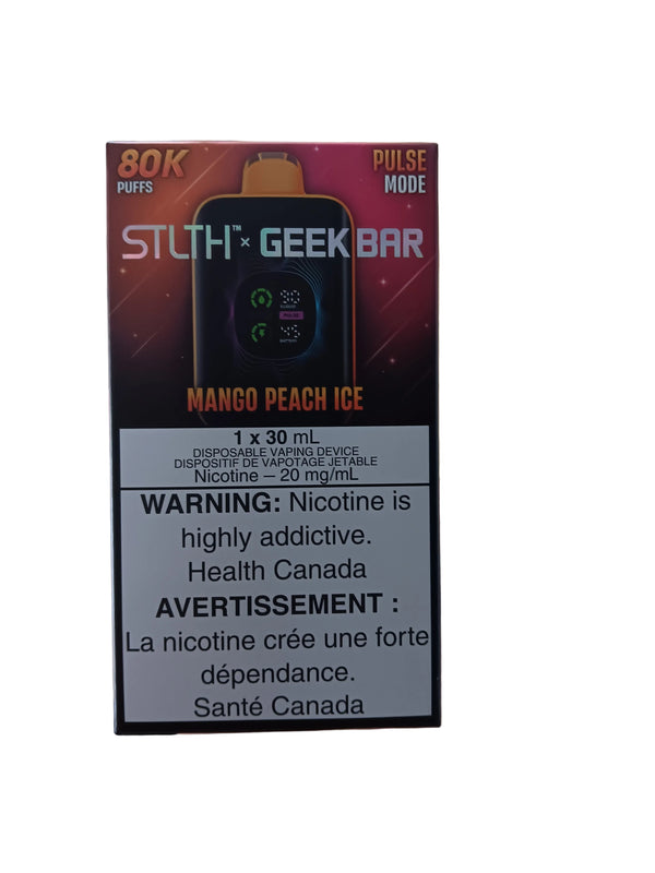 [S] Mango Peach ice STLTHXGeekbar 80k 20mg 30ml