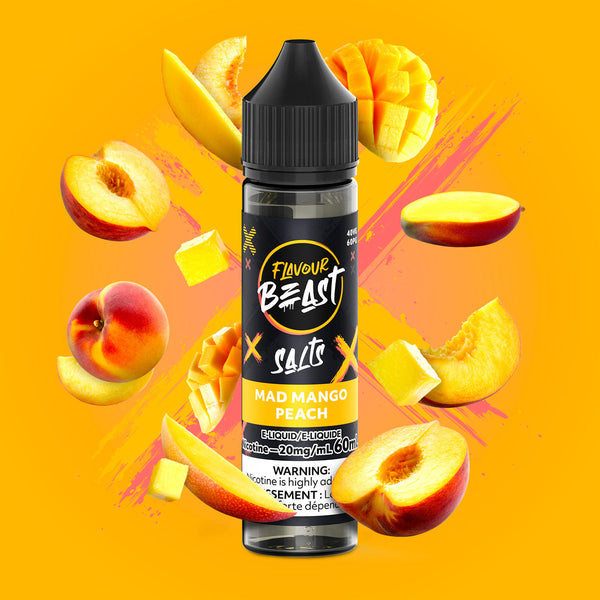[S] Mad Mango Peach Flavour Beast 20mg 60ml E-Liquid