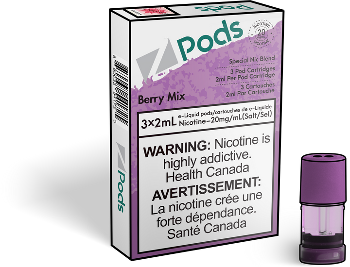 [S] Berry mix  Zpod 20mg 3x2ml