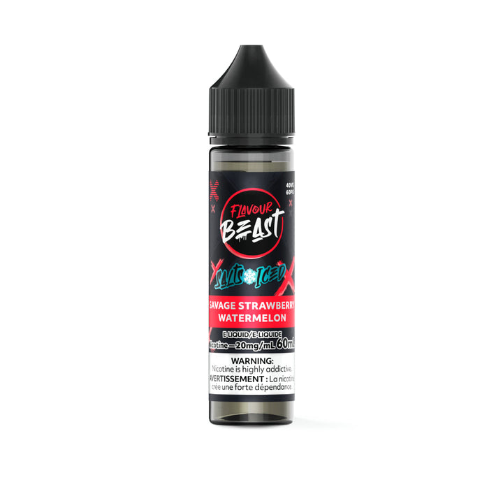 [S] Savage Strawberry Watermelon Flavour Beast 20mg 60ml E-Liquid