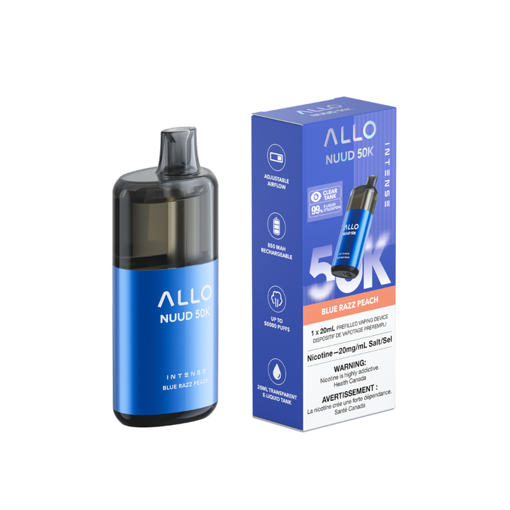 [S] Blue Razz Peach Allo Intense Nuud 50K 20mg 20ml